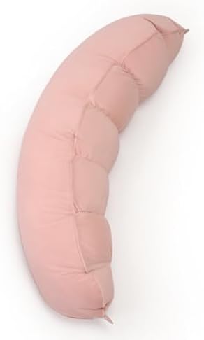Peallow(Pat. Pend) – Long Round Body Pillow for Adults, Bolster Pillow for Sleeping, Soft and Supportive Pillow for Sleeping & Lumbar Support by Ailuteie