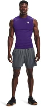 Under Armour Men's HeatGear Compression Sleeveless T-Shirt - Image 3