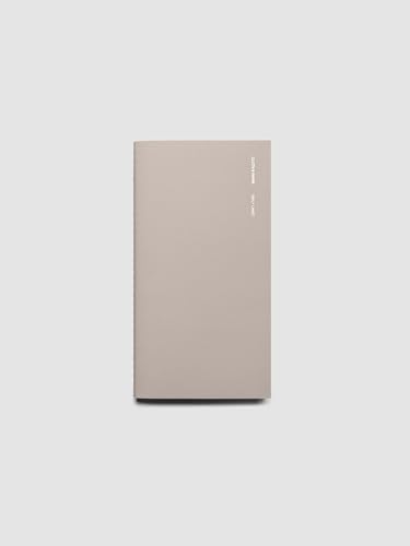 Cloth & Paper Travel Notebook | Undated Daily Planner – Leche | Pocket Plus Daily Planner 3.2" x 6" | Productivity Planner with Schedule, Priorities, Task Layout for Daily Planning – Soft Touch Cover by ClothandPaper