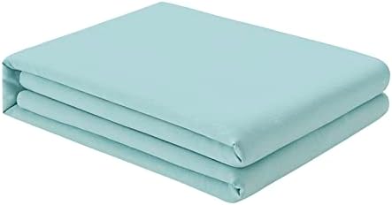 FreshCulture Twin XL Flat Sheet - Hotel Quality Twin XL Flat Sheet Only - Brushed Microfiber Top Sheet - Ultra Soft & Breathable - Wrinkle-Free - Easy Care - Single Flat Sheet (Twin XL, Spa Blue) by FreshCulture