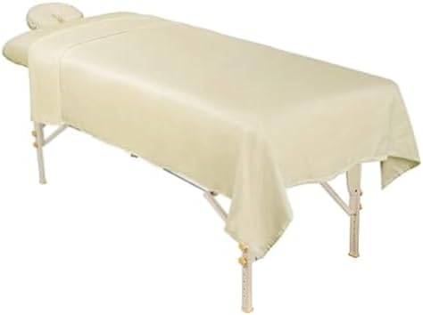 ForPro Premium Microfiber 3-Piece Massage Sheet Set, Natural - Image 2