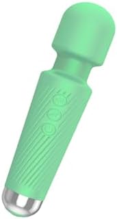 AmeMakye Mini Upgraded Rechargeable Handheld Waterproof Massager,Electric Portable Back Massager for Back Neck Shoulder Body,Green… by AmeMakye