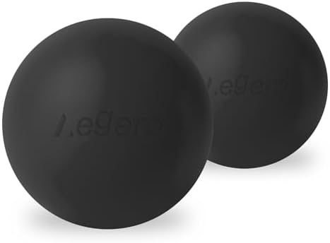 Massage Lacrosse Balls for Myofascial Release (2Pack,Black) by Unknown