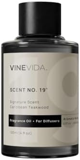 VINEVIDA [4 Fl Oz] Caribbean Teakwood Diffuser Oil - Hotel Diffuser Collection Oil, Hotel Scent Diffuser - Fragrance Oil for Cold Air Diffuser - Hotel Oil Scents - Hotel Scent Home by VINEVIDA