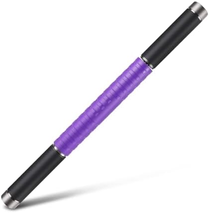 Muscle Roller Stick,17" Massage Roller for Muscle Deep Tissue Purple by H-Brotaco