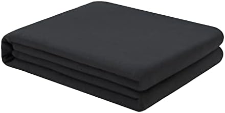 FreshCulture Queen Flat Sheet - Brushed Microfiber Top Sheet - Ultra Soft & Breathable - Wrinkle-Free - Easy Care - Queen, Black by FreshCulture