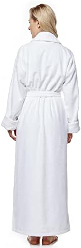 Arus Women's Long Style Full Length Thick Shawl Collar Turkish Bathrobe - Image 2