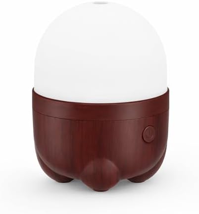 SEEDSEEL 150ML Rechargeable Battery Essential Oil Diffuser, Portable Cordless Aromatherapy Diffuser with 7-Color LED Light, 7-Hour Runtime, Quiet Design for Bathroom, Office, Outdoor by SEEDSEEL