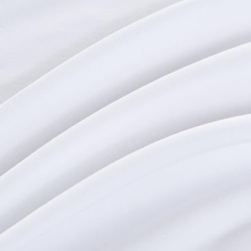 MRJ Soft 3 Piece Set Microfiber Massage Sheet Set,for Massage Tables,Includes Massage Flat Sheet,Massage Fitted Sheet and Face Rest Cover,White - Image 7