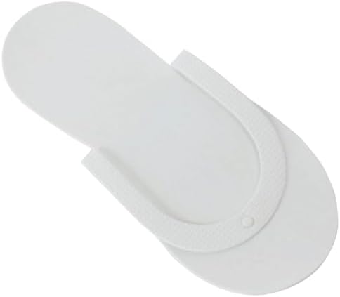 ForPro Professional Collection Comfy Pedi Slippers, Disposable Foam Pedicure Slippers for Nail Salons and Spas, Individually-Wrapped, 12-Pair by ForProProfessionalCollection