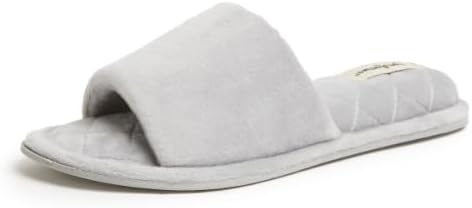 Dearfoams womens Slipper Memory Foam Summer House Shoe Beatrice Terry Slide by Dearfoams
