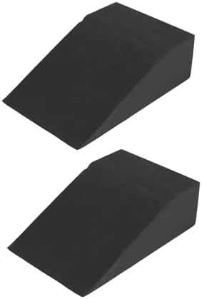 2 Pack Squat Wedge Block for Heel Elevated Squat Weightlifting Calf Stretcher Slant Board for Mobility Balance and Strength Performance by Unknown