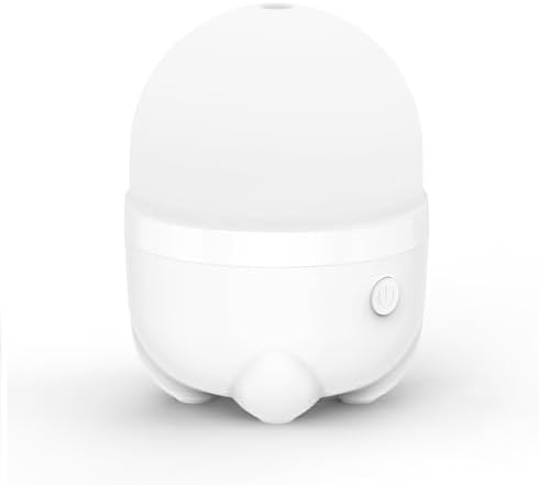 SEEDSEEL 150ML Battery Powered Essential Oil Diffuser, Built-in Rechargeable Battery, 7 Hours Run Time,Portable Cordless Aromatherapy Air Diffuser with 7 LED Color Changing Lights (White) by SEEDSEEL