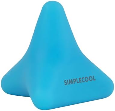 Manual Trigger Point Massage Tool Small Massager Ball 3″×2.6″ Blue by SIMPLECOOL