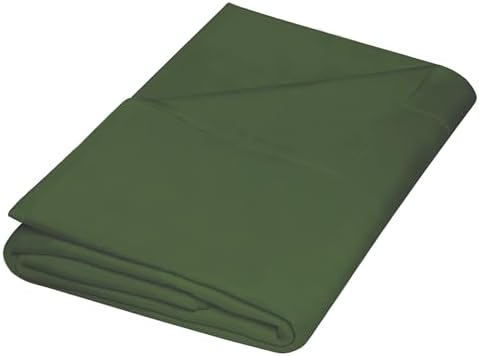 ZPECC Queen Flat Sheet Only 1 Pack, Durable Olive Green Top Bed Sheets Hypoallergenic Soft Brushed Microfiber Color-Coded Label, 90"x102" by ZPECC-ABrandThatHasBeenFocusedOnBeddingFor20Years
