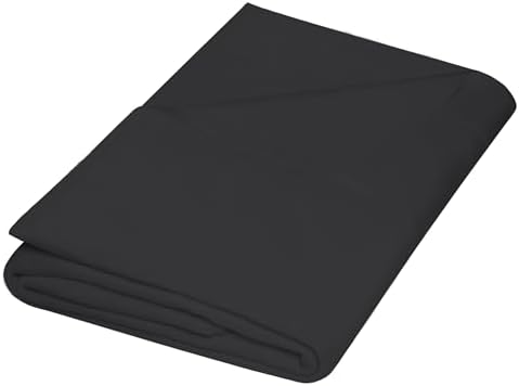 ZPECC King Flat Sheet Only 1 Pack, Durable Black Top Bed Sheets Hypoallergenic Soft Brushed Microfiber Color-Coded Label, 105"x102" by ZPECC-ABrandThatHasBeenFocusedOnBeddingFor20Years