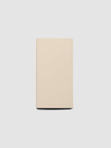 Cloth & Paper Travel Notebook | Routine Builder Planner – Beignet | Pocket Plus Habit Tracker Notebook 3.2" x 6" | Routine Planner for Habit Tracking, Goals & Daily Productivity – Soft Touch Cover by ClothandPaper