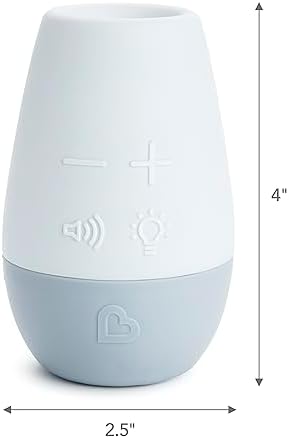 Munchkin Shhh… White Noise Sound Machine, Baby Soother, White/Grey - Image 4
