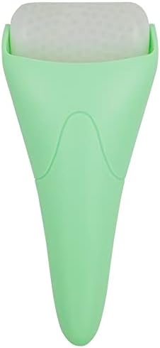 3 in 1 Ficial Face Ice Jade Roller and Gua Sha Tool, Natural Real Jade Anti-Wrinkle Face Eye Neck Massager Tool, Reduce Wrinkles, Puffiness, Migraine, Redness, Pain and Injury, Green - Image 2