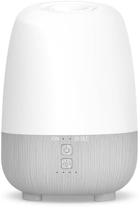 SEEDSEEL 150ML Rechargeable Battery Operated Essential Oil Diffuser, Portable Cordless Aromatherapy Diffuser,7-Hour Runtime with 7 LED Color Changing Lights for Home, Office, Bathroom, Travel by SEEDSEEL