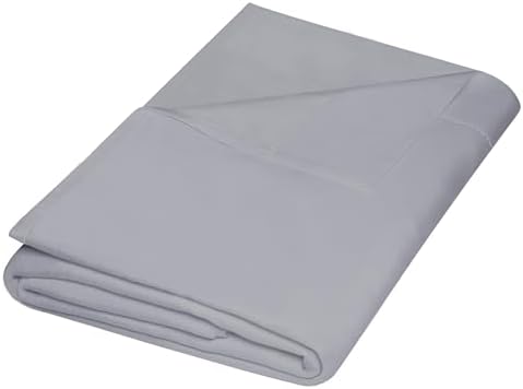 ZPECC Full Flat Sheet Only 1 Pack, Durable Light Gray Top Bed Sheets Hypoallergenic Soft Brushed Microfiber Color-Coded Label, 81"x96" by ZPECC-ABrandThatHasBeenFocusedOnBeddingFor20Years