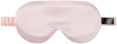 ALASKA BEAR Sleep Mask with Silk-Covered Headband for Hair Care, Silk Eye Mask Comfortable Scrunchy Band Over Ears Non-Adjustable Elastic Strap (Pink, Luxury 22 Momme) - Image 2