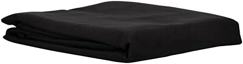ForPro Premium Microfiber Massage Flat Sheet, 100"L x 61"W, Black - Image 4