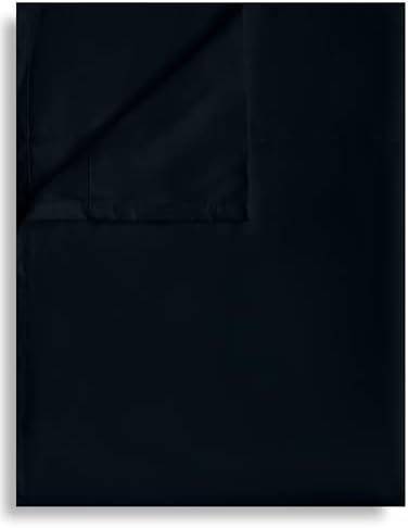 King Flat Sheet Only, 1 Pack Top Bed Sheets, Soft Breathable Brushed Microfiber Color-Coded Label Threads, (105"x102",Black) by Culve