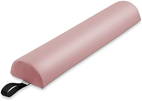 Saloniture Half Round Massage Table Bolster Pillow Pad - 26 x 6 x 3 Inch - Pink by Saloniture