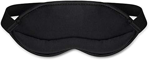Bucky Eden Collection Lightweight Eye Shade Mask with Reusable Ear Plugs, Black - Image 3