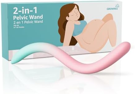 GROWNSY Perineal Massage Tool & Pelvic Wand for Pregnancy Labor Prep by GROWNSY