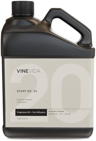 VINEVIDA [128 Fl Oz] Cashmere Fragrance Oil for Cold Air Diffusers, Essential Oils for Diffuser Oil Refill & Air Freshener Room Spray by VINEVIDA