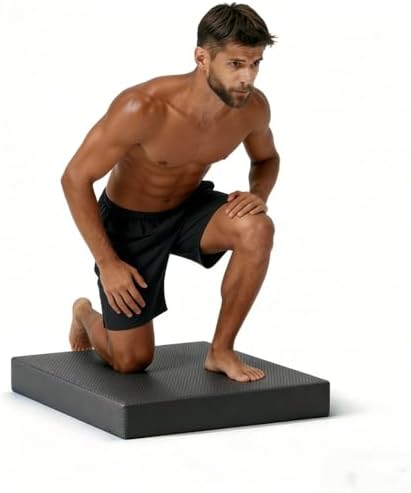 High-Density Balance Pad, Extra Large Balance Pad for Physical Therapy, TPU Foam Balance Board for Rehabilitation Stability Workout Knee and Ankle Exercise - Image 7