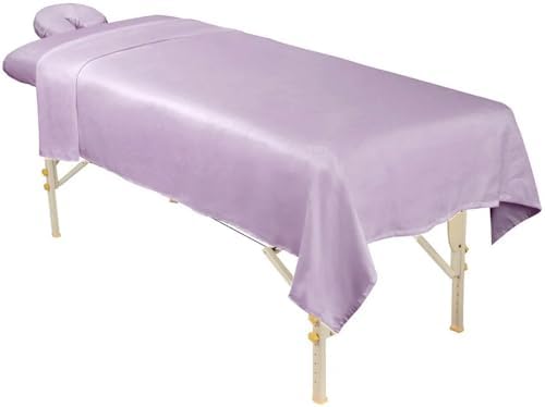 ForPro Premium Microfiber 3-Piece Massage Sheet Set, English Rose - Image 2