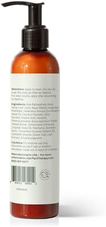 Plant Therapy Unscented Body Lotion with Aloe and Shea, Hydrate and Nourish Skin with Botanical Ingredients, 8 oz - Image 7
