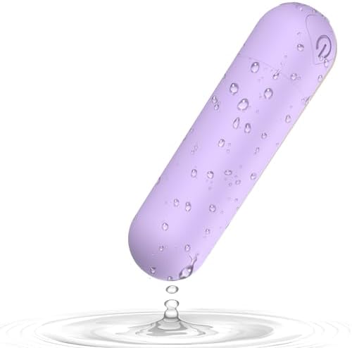 Mini Handheld Electric Back Massager Waterproof Quite Massager, Portable Massager for Back Neck Shoulder Body,Light Purple - Image 3