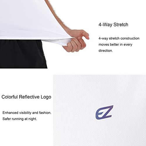 EZRUN Men's Quick Dry Workout Tank Top UPF 50+ Sweat-Wicking Gym Shirt - Image 6