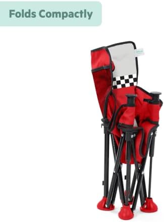 Disney Pixar Cars Pop 'N Sit Portable Booster by Bright Starts, Indoor/Outdoor Use, Floor Seat with Feeding Tray, Red, Unisex, 6 Months - 3 Yrs - Image 6
