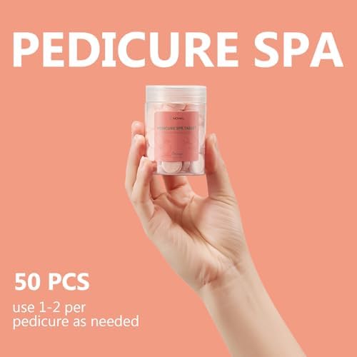 NOVAL Pedicure Spa Tablet - Fast Dissolving, Gentle & Portable Foot Soak for Softening Calluses & Hydrating Skin, Orange Scent - Image 3
