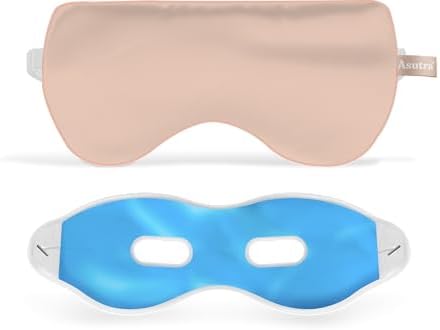 ASUTRA Silk Eye Pillow for Sleep, Light Pink - Filled w/Lavender (One Size) by ASUTRAASUWD