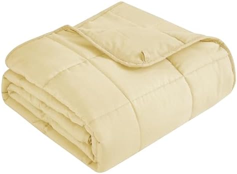 Topcee Weighted Blanket (25lbs 88"x104" Cal King Size) Soft Cooling Heavy Blanket Sleeping, Apply to 240-260 lbs Body, Thick Breathable Blanket with Glass Bead, Easy Care by Topcee%E2%80%94ForYourGoodSleep