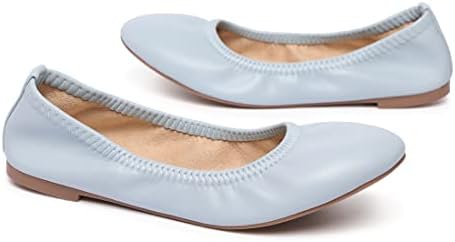 LM Women's Ballet Flats Round Toe Slip On Flats Shoes Casual Dress Shoes Foldable Portable Travel Ballet Flat - Image 5