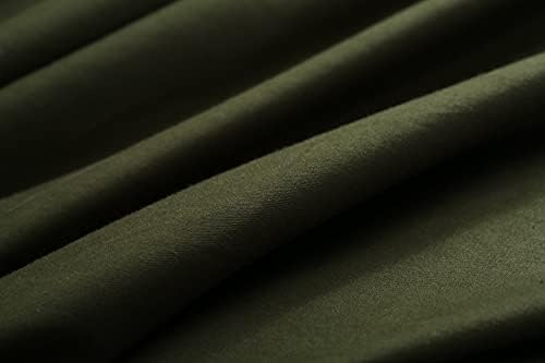 F.Y.Dreams Weighted Blanket Duvet Cover 60x80 inches with 8 Ties,Zipper on Long Side/100% Cotton, Amy Green/Just Duvet Cover - Image 2
