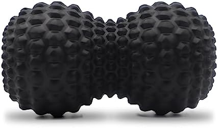 KITWILD Peanut Massage Ball, Double Lacrosse Massage Roller Ball, Black by KITWILD