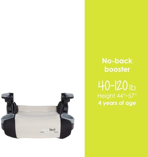 Baby Trend Protect 2-in-1 Folding Belt-Positioning Booster Seat, Dash Tan - Image 5