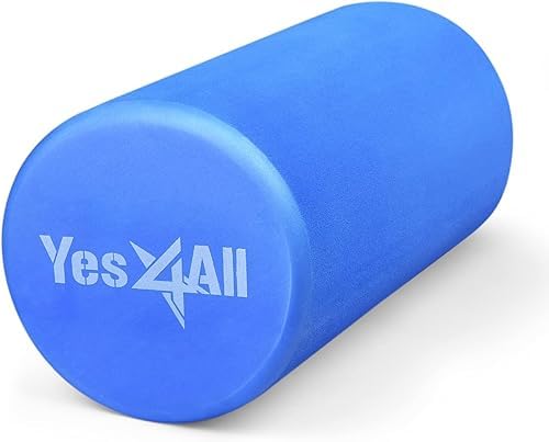 Yes4All EVA Firm Foam Roller for Back - Round Back Roller for Exercise, Yoga & Pilates 12/18/24/36 inch by Yes4All