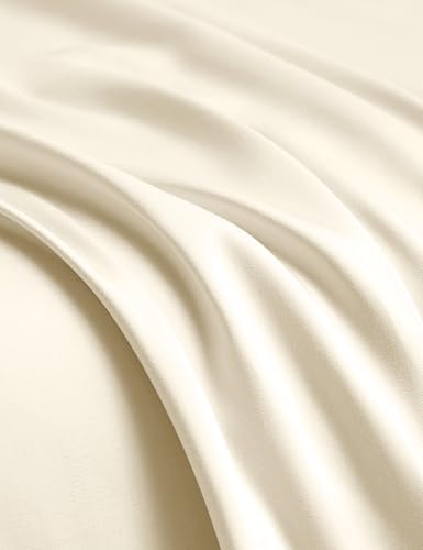 YnM Exclusive Cooling Duvet Cover for Weighted Blankets with 16 Strings (Champagne Beige, 60"x80") - Image 3