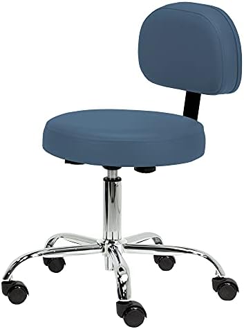 EARTHLITE Pneumatic Massage Salon Drafting Stool - No Leaking (vs. Hydraulic), Adjustable, Rolling, CFC-Free / Medical Spa Facial Chair by Unknown