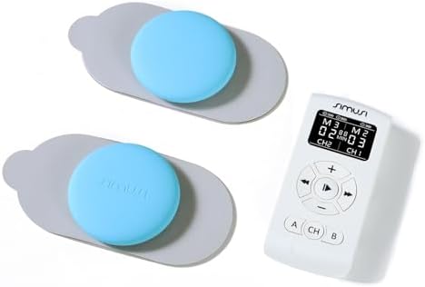 Wireless Tens Unit Muscle Stimulator with APP and Remote Control - 18 Modes Electronic Pulse Stimulator Massager for Neck, Shoulder, Leg, Sciatica and Back Pain Relief by SIMUSI