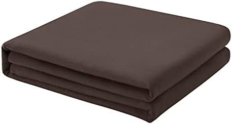 FreshCulture Twin XL Flat Sheet - Hotel Quality Twin XL Flat Sheet Only - Brushed Microfiber Top Sheet - Ultra Soft & Breathable - Wrinkle-Free - Easy Care - Single Flat Sheet (Twin XL, Brown) by FreshCulture